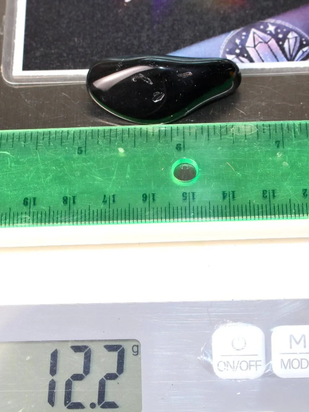 12.2g Old Stock Rainbow Obsidian Polished Davis Creek California Rare Stone Rock